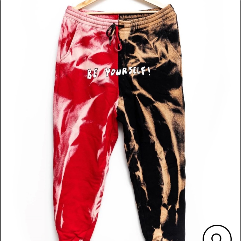 Unxpextd “Be Yourself” Split Sweatpants - Never Worn - XL